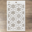 Picture of Ciao Bella Art Texture Στένσιλ 5"X8" -  Snowflakes