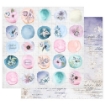 Picture of Prima Marketing Watercolor Floral Μπλοκ Scrapbooking Διπλής Όψης 12"X12"