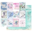 Picture of Prima Marketing Watercolor Floral Μπλοκ Scrapbooking Διπλής Όψης 12"X12"
