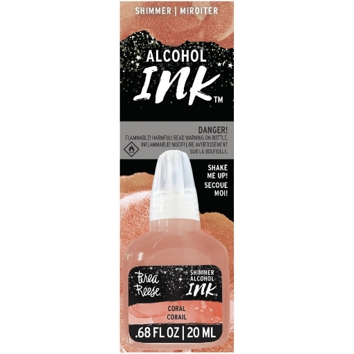 Picture of Brea Reese Μελάνι Οινοπνεύματος – Shimmer Coral (Σάπιο Μήλο με Glitter), 20ml