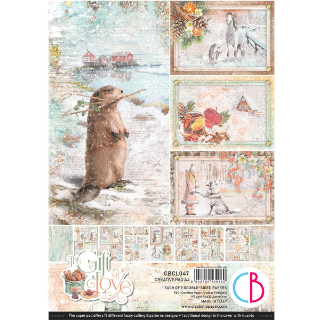 Picture of Ciao Bella Double-Sided Creative Pad A4 - The Gift of Love 