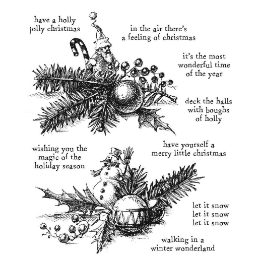 Picture of Stampers Anonymous Tim Holtz Σφραγίδες Cling CMS444 – Cozy Christmas