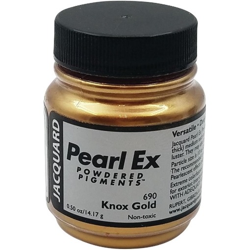 Picture of Jacquard Χρωστική Pearl Ex Powdered Pigment 14g - Knox Gold