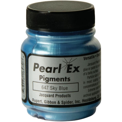 Picture of 🪄 Jacquard PearlEx Powdered Pigment 21g - Sky Blue – Mica Χρωστική σε Σκόνη σε Μεταλλικό Γαλάζιο Φινίρισμα
