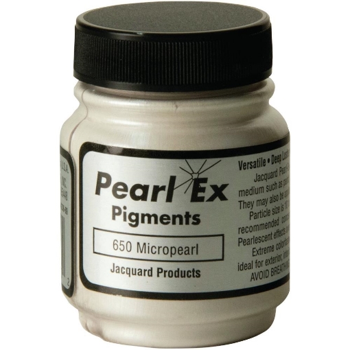 Picture of 🪄 Jacquard PearlEx Powdered Pigment 21g - Micro Pearl – Mica Χρωστική σε Σκόνη σε Μαργαριταρένιο Λευκό Φινίρισμα