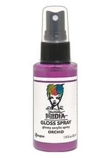 Picture of Dina Wakley Media Gloss Sprays | Gloss Finish Acrylic Spray, Orchid