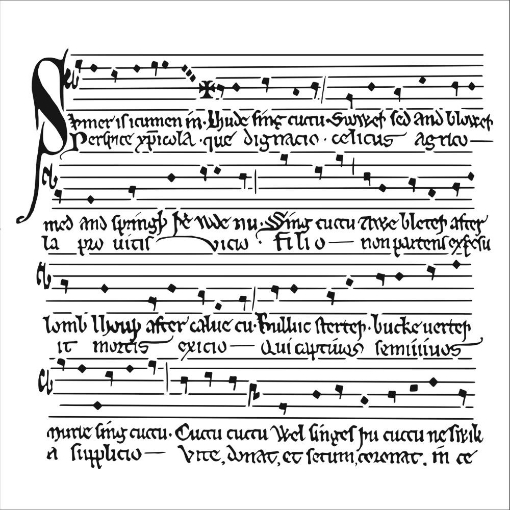 Picture of Crafter's Workshop Template Στένσιλ 6"X6" - Medieval Music 