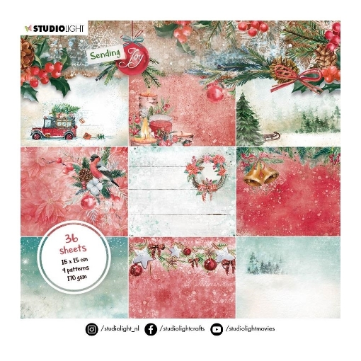 Picture of Studio Light Sending Joy Paper Pad 6"X6" - NR. 10