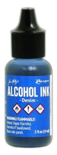 Picture of Tim Holtz Alcohol Ink Μελάνι Οινοπνεύματος 15ml – Denim 💙
