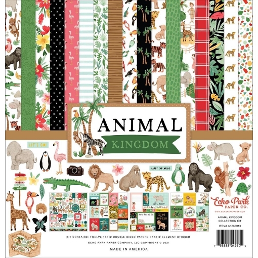 Picture of Echo Park Collection Kit 12"X12" – Animal Kingdom 