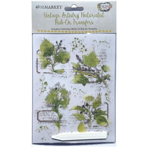 Picture of 49 & Market Rub-Ons Φύλλα Μεταφοράς Εικόνας 15 x 20 cm - Vintage Artistry Naturalist, 6τεμ