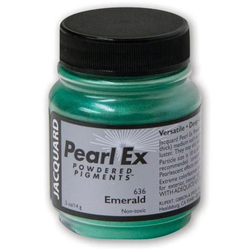 Picture of Jacquard Χρωστική Pearl Ex Powdered Pigment 14g - Emerald