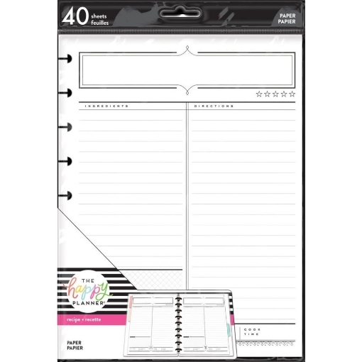Picture of Happy Planner Classic Fill Paper - Recipe