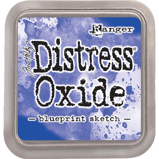 Picture of Tim Holtz Distress Oxide Ink Pad | Υβριδικό Μελάνι Οξείδωσης για Blending & Mixed Media - Blueprint Sketch
