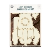 Picture of P13 Light Chipboard  You Can Be Anything  Rocket No. 7 - Βάση album σε σχήμα πυραύλου