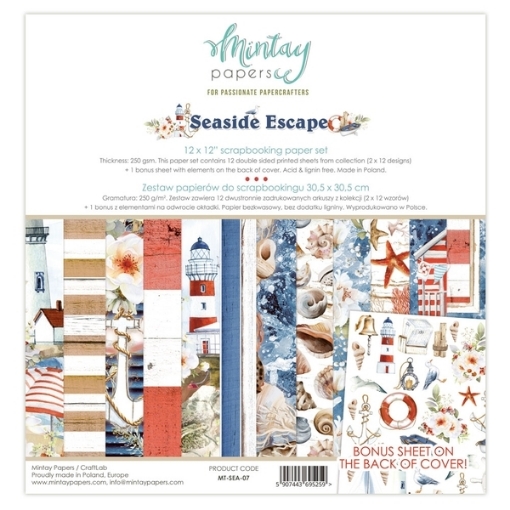 Picture of Mintay Papers Συλλογή Scrapbooking 12" x 12" - Seaside Escape