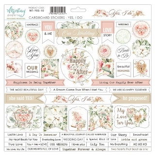 Picture of Mintay Papers Chipboard Αυτοκόλλητα  - Yes I Do