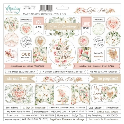 Picture of Mintay Papers Chipboard Αυτοκόλλητα  - Yes I Do