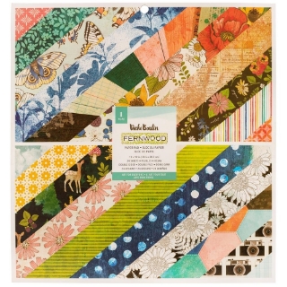 Picture of American Crafts Μπλοκ Scrapbooking Διπλής Όψεως 12"X12" - Fernwood