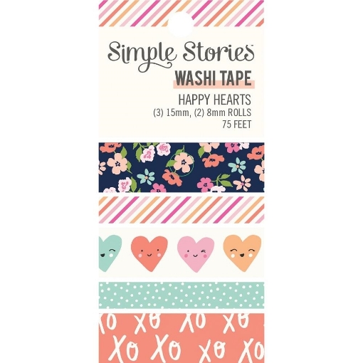 Picture of Simple Stories Washi Tape – Happy Hearts