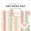 Picture of Echo Park Double-Sided Mega Paper Pad 6"X6" - It's A Girl