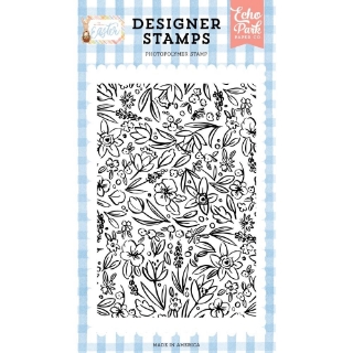 Picture of Echo Park Clear Stamp Διάφανη Σφραγίδα My Favorite Easter-  Easter Blooms Background