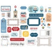 Picture of Echo Park Cardstock Ephemera Διακοσμητικά Die-Cuts - Birthday Boy, Frames & Tags, 33τεμ