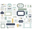Picture of Echo Park Cardstock Διακοσμητικά Die-cuts - It 's A Boy, Frames & Tags, 33τεμ