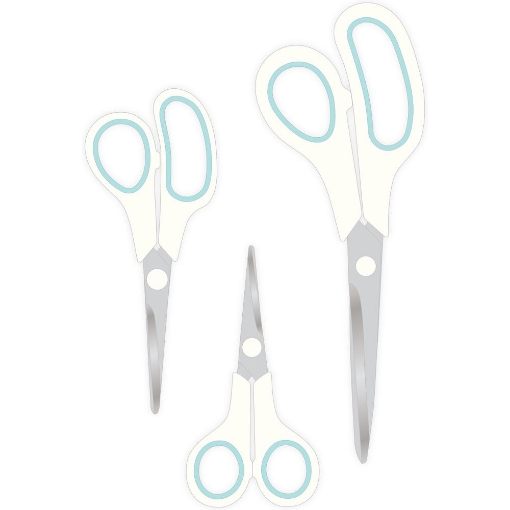 Picture of We R Memory Keepers - Set of 3 Scissors - Σετ Ψαλίδια Ακριβείας, Μπλε