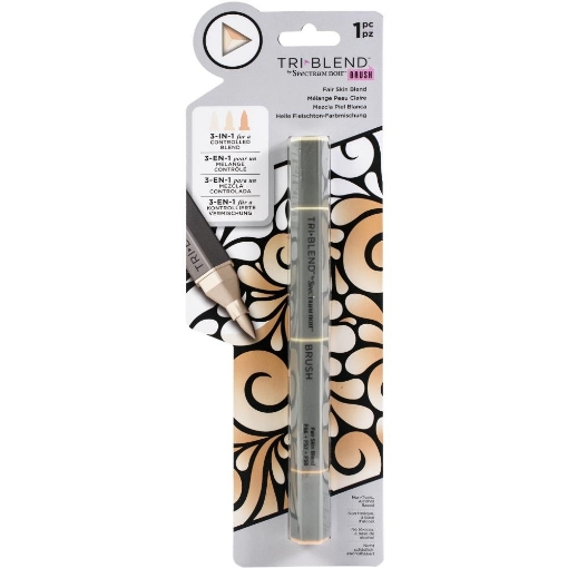 Picture of Spectrum Noir Triblend Brush Μαρκαδόρος Οινοπνεύματος 3 σε 1 - Fair Skin Blend (FS6 FS7 FS8)