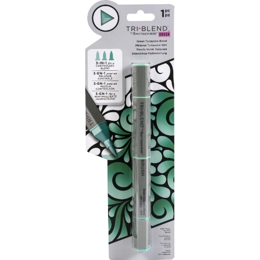 Picture of Spectrum Noir TriBlend Brush | Μαρκαδόρος Οινοπνεύματος 3 Τόνων – Green Turquoise Blend