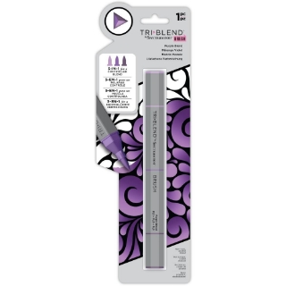 Picture of Spectrum Noir Triblend Brush Μαρκαδρος Οινοπνεύματος 3 σε 1 - Purple Blend (PL1 PL3 PL5)