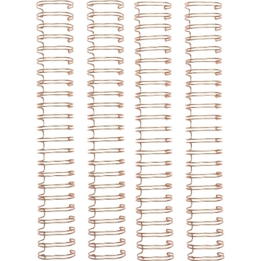 Picture of We R Memory Keepers Cinch Binding Spiral Wire Σπιράλ Βιβλιοδεσίας Ανοικτού Τύπου 1" - Rose Gold, 4τμχ