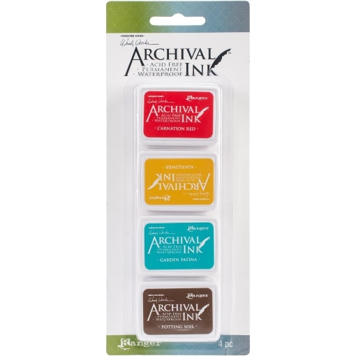 Picture of Ranger Wendy Vecchi Archival Mini Ink Pads – Αδιάβροχα Μελάνια Σφραγίδων Kit 1