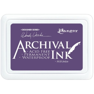 Picture of Ranger Archival Ink Pad – Designer Series by Wendy Vecchi | Μόνιμο Αδιάβροχο Μελάνι Σφραγίδας – Petunia