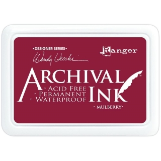 Picture of Ranger Archival Ink Pad Mulberry – Αδιάβροχο Βαθύ Μπορντό Μελάνι Σφραγίδας