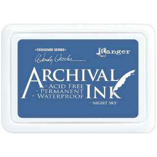Picture of Ranger Archival Ink Pad – Designer Series by Wendy Vecchi | Μόνιμο Αδιάβροχο Μελάνι Σφραγίδας – Night Sky