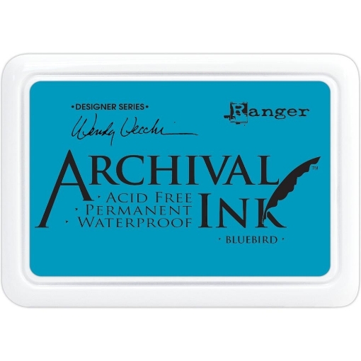 Picture of Ranger Archival Ink Pad Bluebird – Αδιάβροχο Φωτεινό Μπλε Μελάνι Σφραγίδας