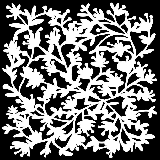 Picture of Crafter's Workshop Στένσιλ 6"X6" - Viney Flowers