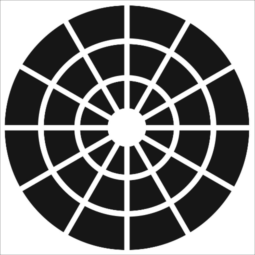 Picture of Crafter's Workshop Στένσιλ 6"X6" - Color Wheel