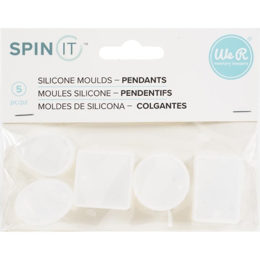 Picture of We R Memory Keepers Spin It Epoxy Mold - Καλούπι Σιλικόνης Μενταγιόν, 5 τμχ