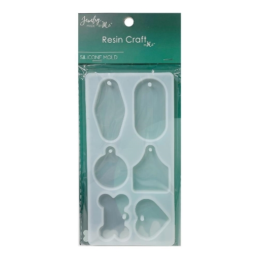 Picture of Jewelry Made By Me Keychain Tags Silicon Mold - Καλούπια Σιλικόνης για Μπρελόκ