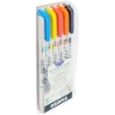 Picture of Zebra Mildliner Friendly Mild | Διπλοί Μαρκαδόροι Υπογράμμισης Chisel & Fine – 5τεμ.