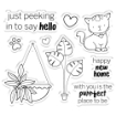 Picture of Crafter's Companion Gemini Σετ Σφραγίδες και Μήτρες Κοπής - Peeking In To Say Hello