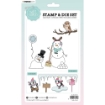Picture of Studio Light Sweet Stories Σετ Σφραγίδες και Μήτρες Κοπής- Nr. 19, Snowman, 36τεμ.