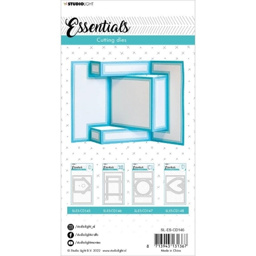 Picture of Studio Light Dies No. 146 Μήτρες Κοπής Για Κάρτες 3D, Squire, 10τεμ.