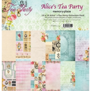 Picture of Memory Place Kawaii Χαρτιά Scrapbooking Διπλής Όψης 12''x12'' - Alice’s Tea Party