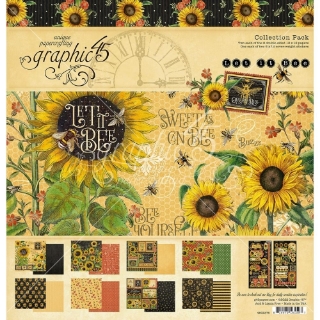 Picture of Graphic 45 Συλλογή Χαρτιών Scrapbooking Διπλής Όψης 12"X12" - Let It Bee