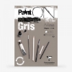 Picture of Clairefontaine Μπλοκ Ζωγραφικής PaintOn Multi-Technique Pad A4 -  Gris