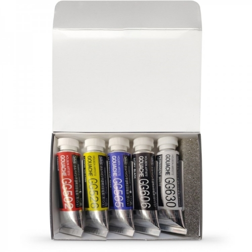 Picture of Holbein Artists' Gouache Εισαγωγικό Σετ - 5 Χρώματα